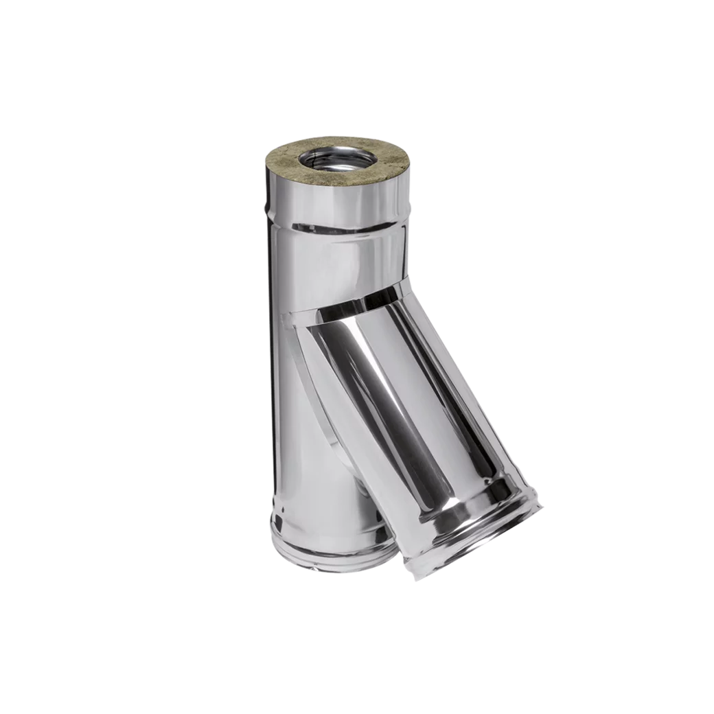 GS Сэндвич-тройник 135° (430+430/0,5 мм) Ø110x200 (окрашен RAL)