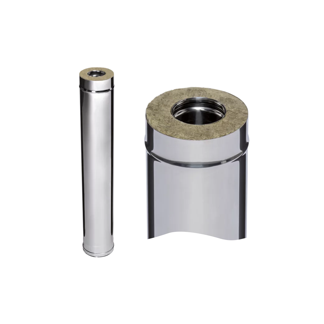 GS-Z Сэндвич 1,0 м (430+Zn/0,5 мм) Ø100x200 (окрашен RAL)