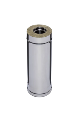 GS-Z Сэндвич 0,5 м (430+Zn/0,5 мм) Ø115x200 (окрашен RAL)