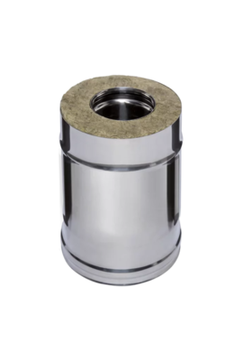 GS-Z Сэндвич 0,25 м (430+Zn/0,5 мм) Ø120x200 (окрашен RAL)