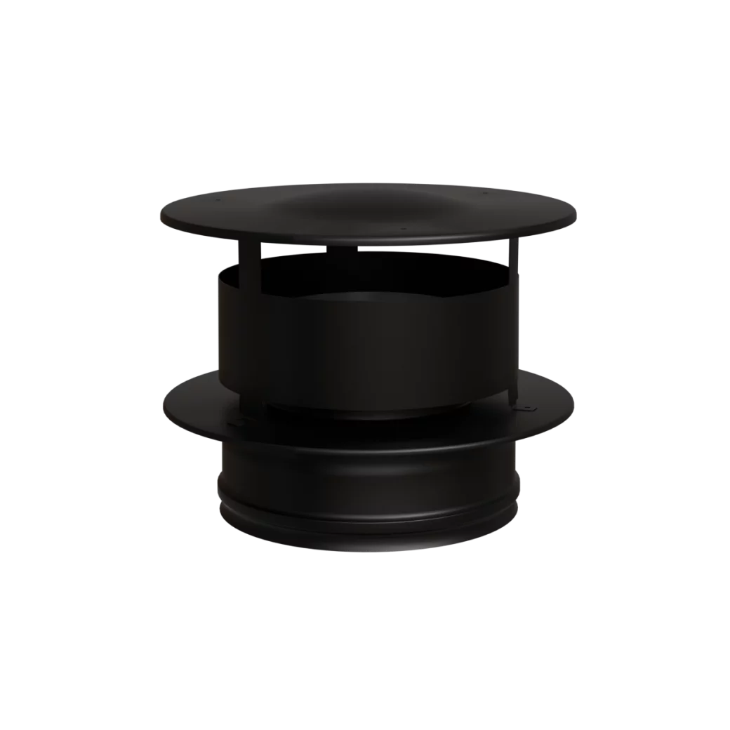 BLACKSIDE Оголовок с ветрозащитой (430+430/0,8 мм) Ø115x200