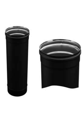 BLACKSIDE Дымоход 0,5 м (430/0,8 мм) Ø150