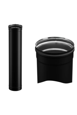 BLACKSIDE Дымоход 1,0 м (430/0,8 мм) Ø150