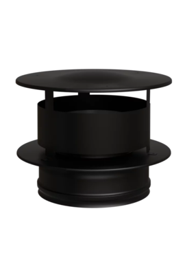 BLACKSIDE Оголовок с ветрозащитой (430+430/0,8 мм) Ø150x210